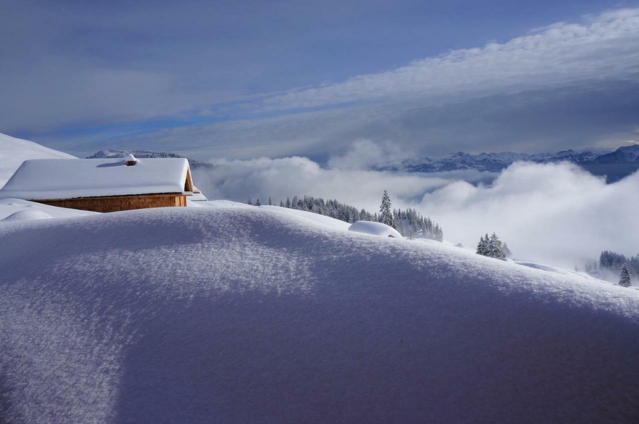 Ferienwohnung Haus Marion Mühlbach am Hochkönig Esterno foto